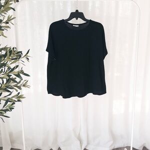 Black knit Women's Top